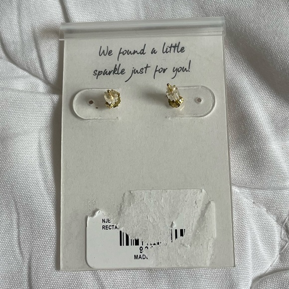 Cubic Zirconia Diamond Studs - Sterling Silver - Picture 4 of 4